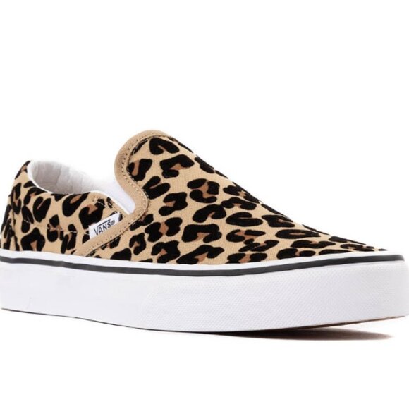 Vans Slip-On Skate Shoe - Leopard Size 8 - Picture 1 of 11